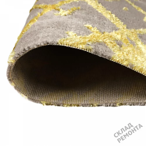 Фото Ковролин Kaplanser Faber 8449 53 Grey/Gold серый – купить в Рубцовске: цена, описание, фото. Интернет-магазин 3