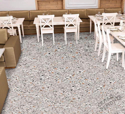 Фото Керамогранит матовый ProGRES Evia Terrazzo NR0373 многоцветный 600*600*10 – купить в Рубцовске: цена, описание, фото. Интернет-магазин 2