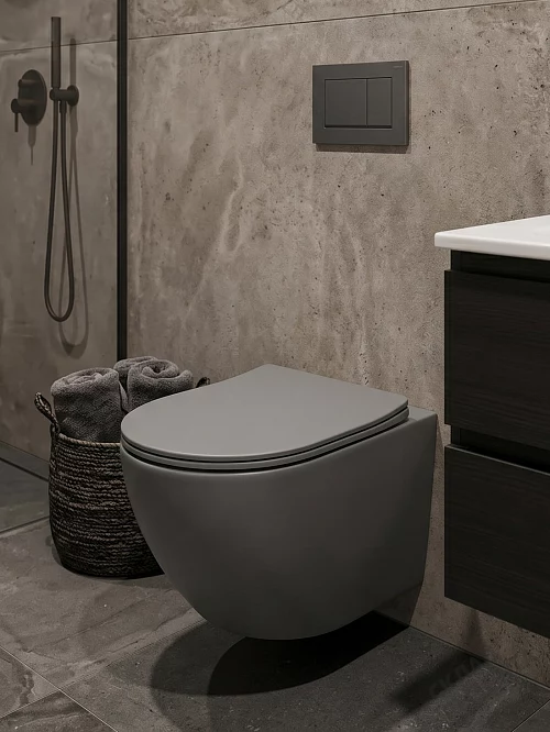 Фото Унитаз подвесной Calypso CS46UQ-MG-OK ультратихий смыв купить в Рубцовске: цена, описание, фото. Интернет-магазин 1