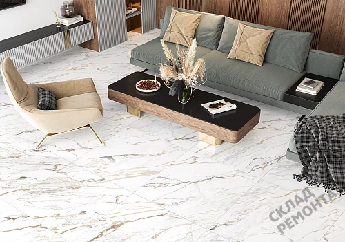 Фото Керамогранит лаппатированный New Trend Пегас GP40PEG01L белый 600*600*9 – купить в Рубцовске: цена, описание, фото. Интернет-магазин 5