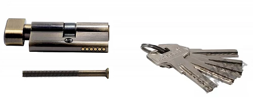 Фото Ключевой цилиндр Morelli HS 60CK AB античная бронза – купить в Рубцовске: цена, описание, фото. Интернет-магазин. 2