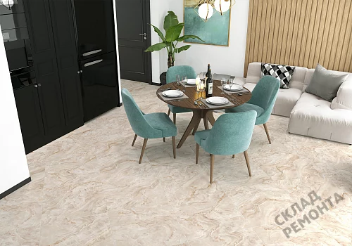 Фото Керамогранит лаппатированный Alma Ceramica Невада GFU04NVD40L бежевый 600*600*9 – купить в Рубцовске: цена, описание, фото. Интернет-магазин 2