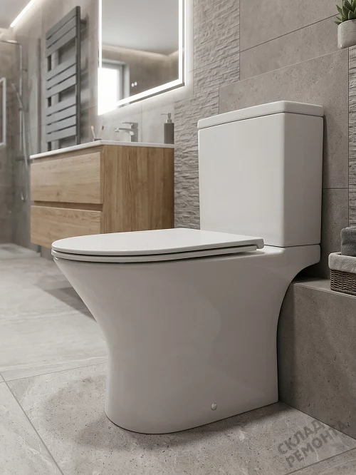 Фото Унитаз компакт напольный Calypso CS3224OK безободковый купить в Рубцовске: цена, описание, фото. Интернет-магазин 1