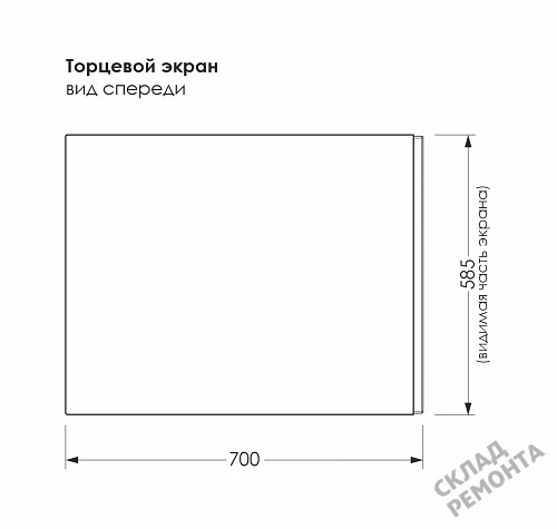 Фото Торцевая панель Метакам 70 Strict купить в Рубцовске: цена, описание, фото. Интернет-магазин 2