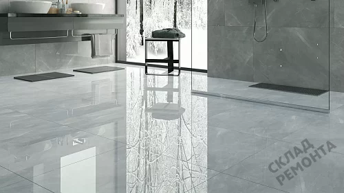 Фото Керамогранит матовый Steppe Ceramics Pulpis Grey серый 600*1200*10 – купить в Рубцовске: цена, описание, фото. Интернет-магазин 4