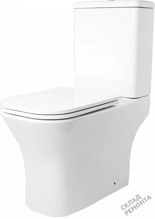 Фото Унитаз компакт напольный Calypso CS4852UQ-OK безободковый купить в Рубцовске: цена, описание, фото. Интернет-магазин 2