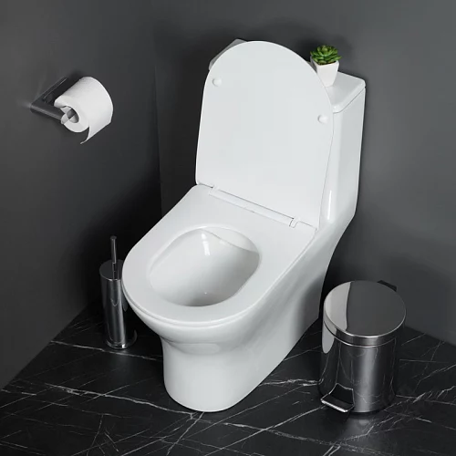 Фото Унитаз моноблок BelBagno Lounge BB8618CPR-MN/SC безободковый купить в Рубцовске: цена, описание, фото. Интернет-магазин 2