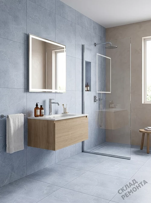 Фото Керамогранит матовый Diamond Ceramics 66N01 светло-серый 600*600*9,5 – купить в Рубцовске: цена, описание, фото. Интернет-магазин 1