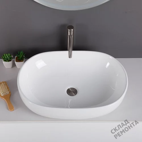 Фото Раковина накладная BelBagno BB1084 60 см купить в Рубцовске: цена, описание, фото. Интернет-магазин 5