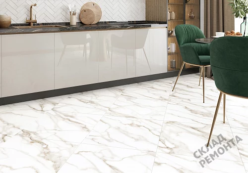 Фото Керамогранит матовый Alma Ceramica Гранада GFU6060GRD04R белый 600*600*9 – купить в Рубцовске: цена, описание, фото. Интернет-магазин 5