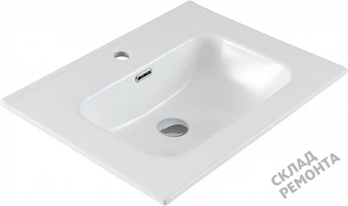 Фото Раковина на тумбу Aquanet Flat 60 (254363), 61 см купить в Рубцовске: цена, описание, фото. Интернет-магазин 3