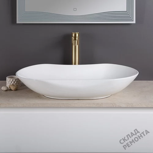 Фото Раковина накладная BelBagno BB1334, 66,5 см купить в Рубцовске: цена, описание, фото. Интернет-магазин 3
