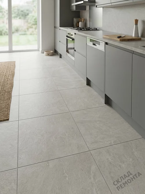 Фото Керамогранит матовый Alma Ceramica Юнион GFU6060UNN70R серый 600*600*9 – купить в Рубцовске: цена, описание, фото. Интернет-магазин 1