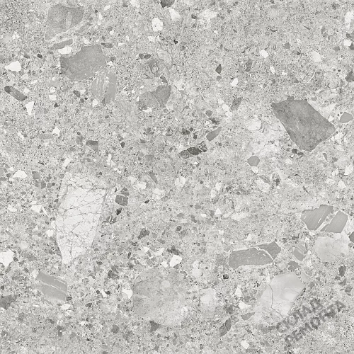 Фото Керамогранит матовый Alma Ceramica Холли GFU6060HOL70R серый 600*600*9 – купить в Рубцовске: цена, описание, фото. Интернет-магазин 1