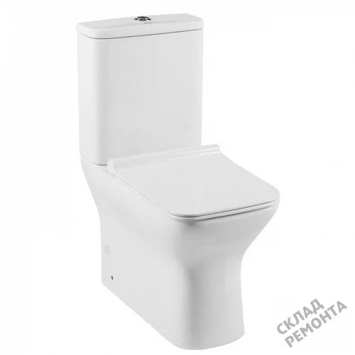 Фото Унитаз напольный Aquanet Cube-C 210759 безободковый купить в Рубцовске: цена, описание, фото. Интернет-магазин 1