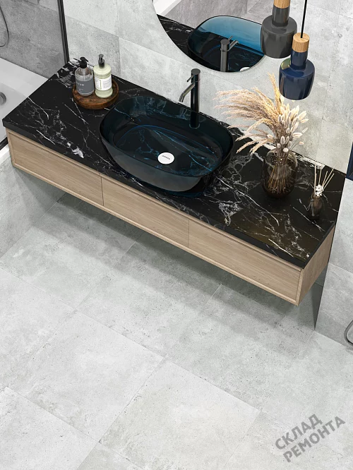 Фото Керамогранит матовый New Trend Вальтер D60212M серый 600*600*9,5 – купить в Рубцовске: цена, описание, фото. Интернет-магазин 1