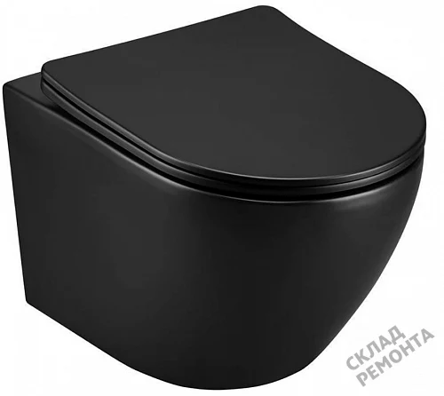 Фото Унитаз подвесной Calypso CS46UQ-MB-OK ультратихий смыв купить в Рубцовске: цена, описание, фото. Интернет-магазин 3